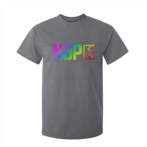 Nope No Kings Graphic T Shirt For Kid Humorous Political Gift TS12 Charcoal Print Your Wear