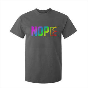 Nope No Kings Graphic T Shirt For Kid Humorous Political Gift TS12 Dark Heather Print Your Wear