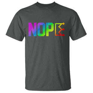 Nope No Kings Graphic T Shirt Humorous Political Gift