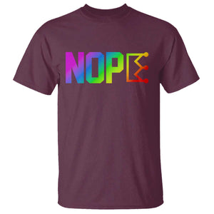 Nope No Kings Graphic T Shirt Humorous Political Gift