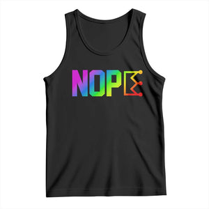 Nope No Kings Graphic Tank Top Humorous Political Gift