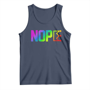 Nope No Kings Graphic Tank Top Humorous Political Gift