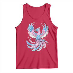 Transgender Phoenix Reborn Tank Top Trans Pride Flag Bird TS12 Red Print Your Wear