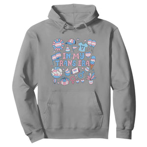 Transgender Pride In My Trans Era Hoodie Proud Ally Support Graphic TS12 Sport Gray Print Your Wear