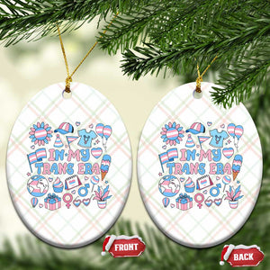 Transgender Pride In My Trans Era Ceramic Ornament Proud Ally Support Graphic