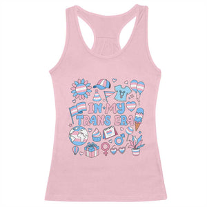 Transgender Pride In My Trans Era Racerback Tank Top Proud Ally Support Graphic TS12 Light Pink Print Your Wear