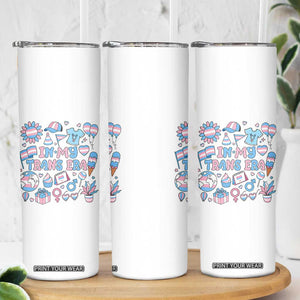 Transgender Pride In My Trans Era Skinny Tumbler Proud Ally Support Graphic TS12 Print Your Wear