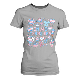 Transgender Pride In My Trans Era T Shirt For Women Proud Ally Support Graphic TS12 Sport Gray Print Your Wear