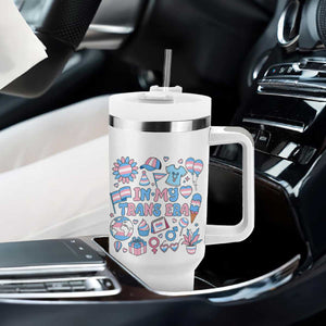 Transgender Pride In My Trans Era Tumbler With Handle Proud Ally Support Graphic TS12 Print Your Wear
