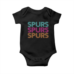 Retro Spurs Name Baby Onesie Vintage Sports Fan Gift