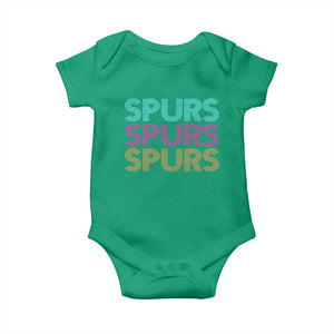 Retro Spurs Name Baby Onesie Vintage Sports Fan Gift
