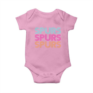 Retro Spurs Name Baby Onesie Vintage Sports Fan Gift