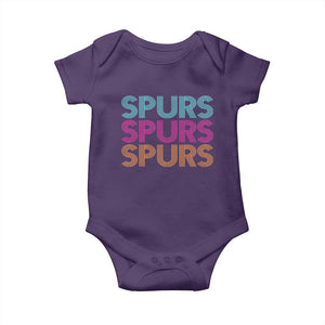 Retro Spurs Name Baby Onesie Vintage Sports Fan Gift