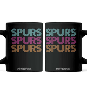 Retro Spurs Name Coffee Mug Vintage Sports Fan Gift
