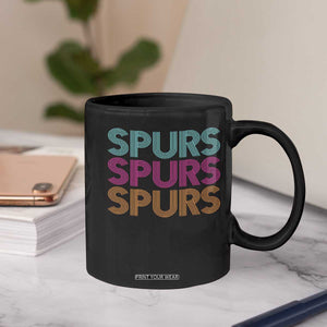 Retro Spurs Name Coffee Mug Vintage Sports Fan Gift