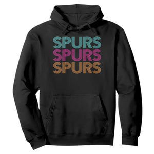 Retro Spurs Name Hoodie Vintage Sports Fan Gift