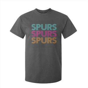 Retro Spurs Name T Shirt For Kid Vintage Sports Fan Gift TS12 Dark Heather Print Your Wear