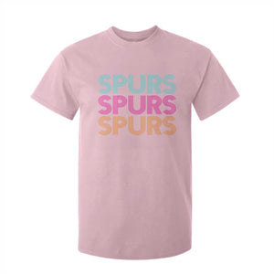 Retro Spurs Name T Shirt For Kid Vintage Sports Fan Gift TS12 Light Pink Print Your Wear