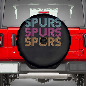 Retro Spurs Name Spare Tire Cover Vintage Sports Fan Gift