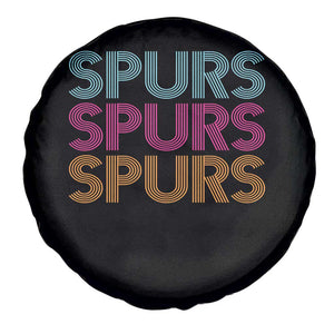 Retro Spurs Name Spare Tire Cover Vintage Sports Fan Gift