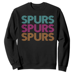 Retro Spurs Name Sweatshirt Vintage Sports Fan Gift
