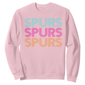 Retro Spurs Name Sweatshirt Vintage Sports Fan Gift