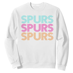 Retro Spurs Name Sweatshirt Vintage Sports Fan Gift