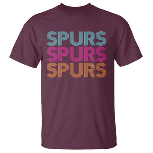 Retro Spurs Name T Shirt Vintage Sports Fan Gift