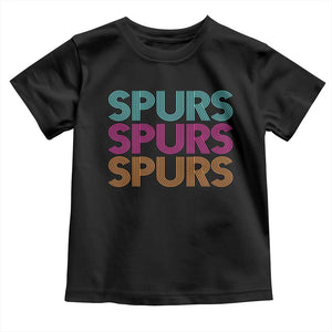 Retro Spurs Name Toddler T Shirt Vintage Sports Fan Gift