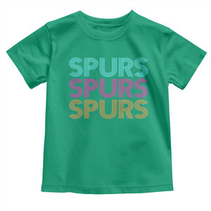 Retro Spurs Name Toddler T Shirt Vintage Sports Fan Gift