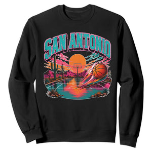 Game Day San Antonio Pride Sweatshirt Retro Western Pink Neon