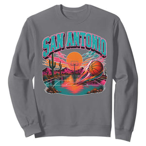 Game Day San Antonio Pride Sweatshirt Retro Western Pink Neon