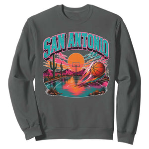 Game Day San Antonio Pride Sweatshirt Retro Western Pink Neon