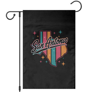 San Antonio Game Day Spirit Garden Flag Texas Map Pride