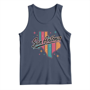 San Antonio Game Day Spirit Tank Top Texas Map Pride
