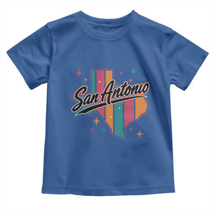 San Antonio Game Day Spirit Toddler T Shirt Texas Map Pride