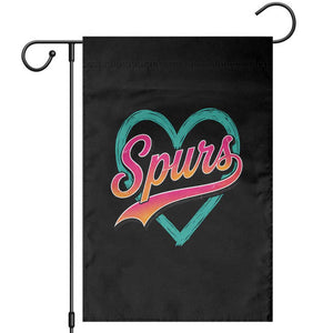 Retro Spurs Nickname Garden Flag Vintage Hoops Fan Gift