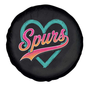 Retro Spurs Nickname Spare Tire Cover Vintage Hoops Fan Gift
