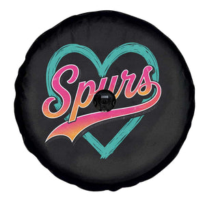 Retro Spurs Nickname Spare Tire Cover Vintage Hoops Fan Gift