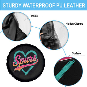 Retro Spurs Nickname Spare Tire Cover Vintage Hoops Fan Gift