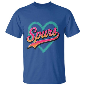 Retro Spurs Nickname T Shirt Vintage Hoops Fan Gift