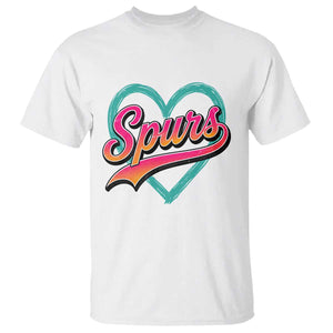 Retro Spurs Nickname T Shirt Vintage Hoops Fan Gift