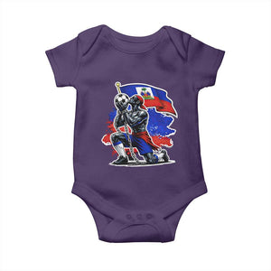 Proud Haiti Soccer Fan Baby Onesie Ayiti Heritage Pride