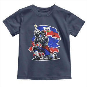 Proud Haiti Soccer Fan Toddler T Shirt Ayiti Heritage Pride