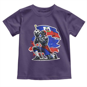 Proud Haiti Soccer Fan Toddler T Shirt Ayiti Heritage Pride