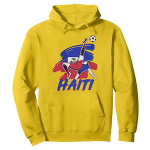 Caribbean Soccer Lover Gift Hoodie Haitian Heritage Pride