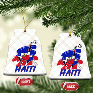 Caribbean Soccer Lover Gift Ceramic Ornament Haitian Heritage Pride
