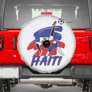 Caribbean Soccer Lover Gift Spare Tire Cover Haitian Heritage Pride
