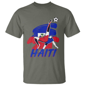 Caribbean Soccer Lover Gift T Shirt Haitian Heritage Pride