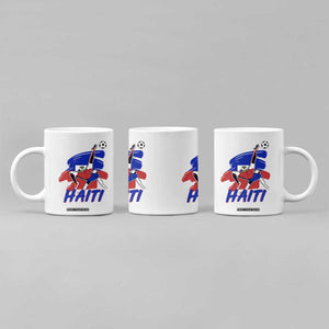 Caribbean Soccer Lover Gift Coffee Mug Haitian Heritage Pride
